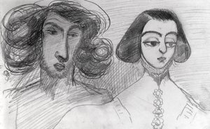 Autoportret z George Sand (1804-76)